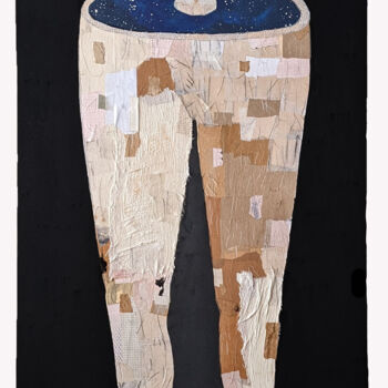 Collages intitulée "Shadow 01" par Chiara Criniti, Œuvre d'art originale, Acrylique