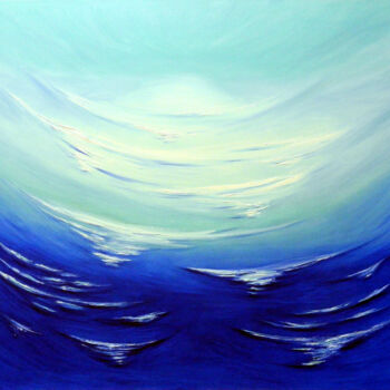 Painting titled "Abstract №10. From…" by Oksana Kulik, Original Artwork, Oil Mounted on Wood Stretcher frame