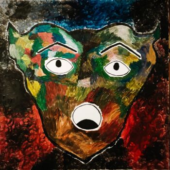 绘画 标题为“Introspeccion es el…” 由Simona Glodeanu, 原创艺术品, 油