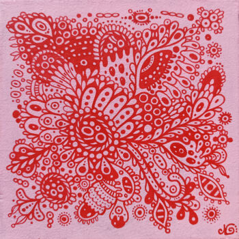 Pittura intitolato "Surreal Pattern n.41" da Veronika Demenko, Opera d'arte originale, Acrilico