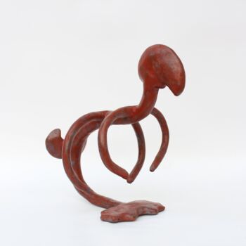 Sculpture titled "Sans titre (n° 222)" by Didier Fournier, Original Artwork, Bronze