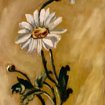 Pintura titulada "Margarita III" por Mónica Caruncho Fontela, Obra de arte original, Oleo