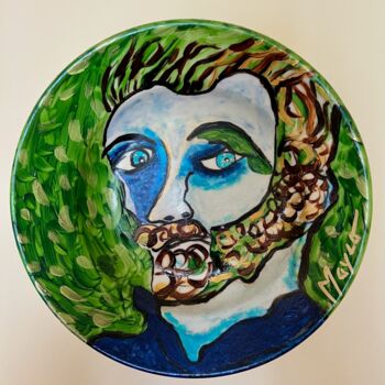 Sculpture titled "Vincent" by Mayco, Original Artwork, Ceramics