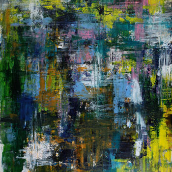 Pintura intitulada "Upside down." por Peter Kilb, Obras de arte originais, Acrílico