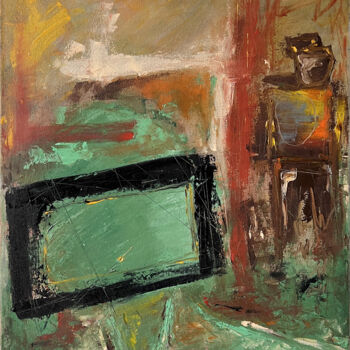Painting titled "不要动Don't move" by Xiao Min Yu, Original Artwork, Pigments