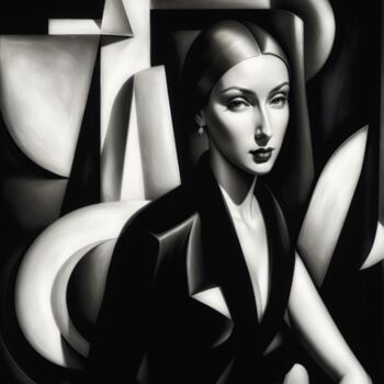Arts numériques intitulée "JODONCE II ( 60CM X…" par Nictsi Khamira, Œuvre d'art originale, Peinture numérique