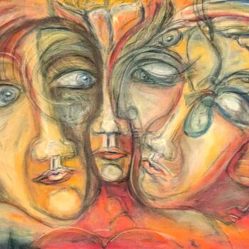 Peinture intitulée "Yesterday" par Doris Carstens, Œuvre d'art originale, Pastel