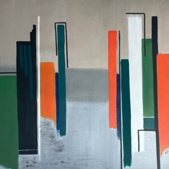 Peinture intitulée "Aux portes de la vi…" par Françoise Colobert, Œuvre d'art originale, Acrylique Monté sur Châssis en bois