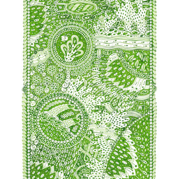 Pittura intitolato "Surreal Pattern n.85" da Veronika Demenko, Opera d'arte originale, Inchiostro