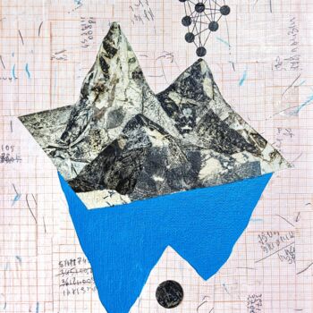 Collages intitulée "Vertigo Series 04" par Chiara Criniti, Œuvre d'art originale, Acrylique