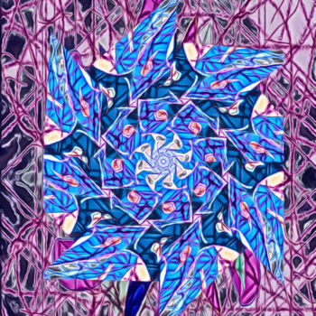 Arts numériques intitulée "Spiral of Mystery" par Shanny Ask Lasasa, Œuvre d'art originale, Peinture numérique