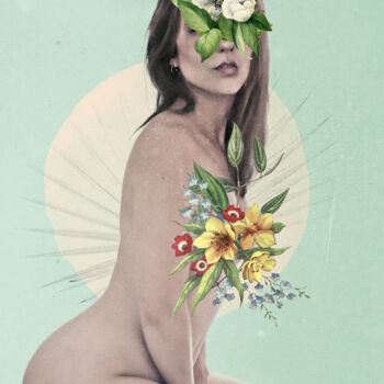 Digital Arts titled "Bring it to the Hea…" by V'Nian Purks, Original Artwork, Digital Collage