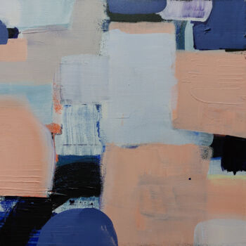 Painting titled "col03" by Jerflext, Original Artwork, Acrylic Mounted on Wood Stretcher frame
