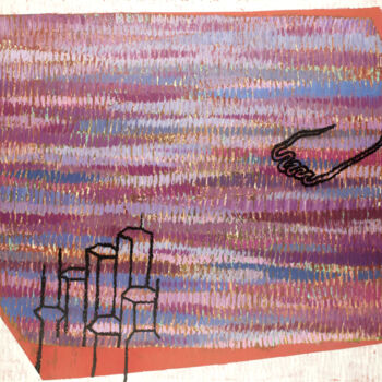 Painting titled "En el Estudio B" by Jesus Tejedor, Original Artwork, Acrylic Mounted on Wood Stretcher frame