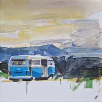 Malerei mit dem Titel "Van 1" von Cedrick Vannier, Original-Kunstwerk, Acryl