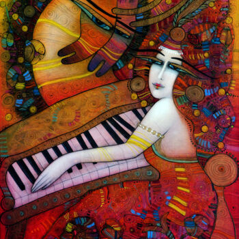 "ROUGE (métal)" başlıklı Design Albena Vatcheva tarafından, Orijinal sanat, Aksesuarlar