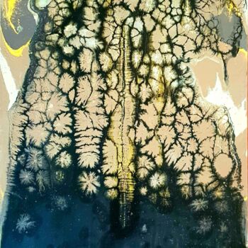 Painting titled "Abstraction 3" by Alina Lark, Original Artwork, Acrylic