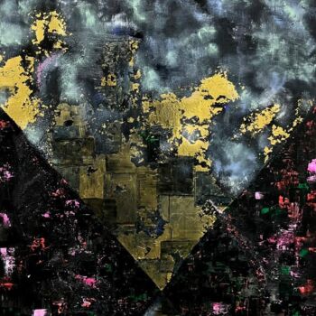 Painting titled "伝承" by Takashi Hamada, Original Artwork, Oil