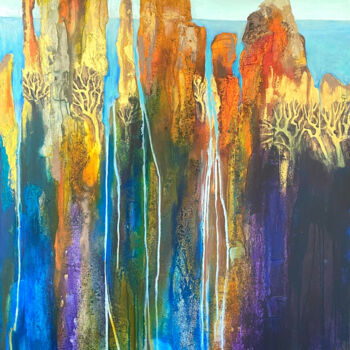 Painting titled "Holding Back Time" by Astrid Dahl, Original Artwork, Oil