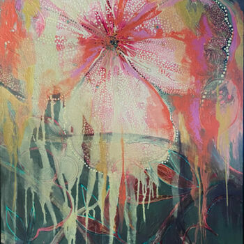 Peinture intitulée "Ravaged" par Astrid Dahl, Œuvre d'art originale, Huile