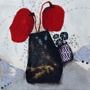 Collages intitulée "Natural MOod 7" par Armandine Js, Œuvre d'art originale, Collages