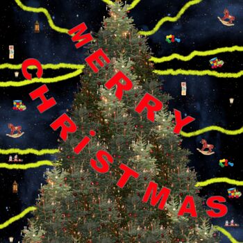 Digital Arts titled "Merry Christmas" by Pascal Rissac, Original Artwork, Digital Collage
