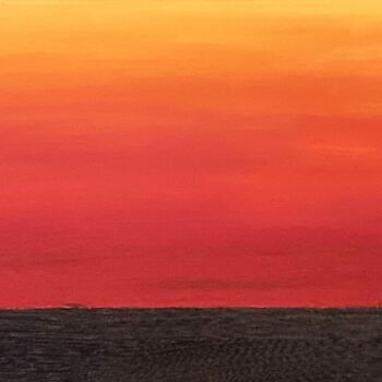 Painting titled "Bateau horizon" by Petrusnp (Pierre Trarieux), Original Artwork, Acrylic
