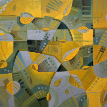 Painting titled "October wind" by Serhii Voichenko, Original Artwork, Oil