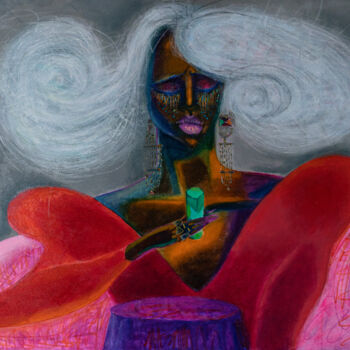Peinture intitulée "Le désespoir par pe…" par Julia Go, Œuvre d'art originale, Huile
