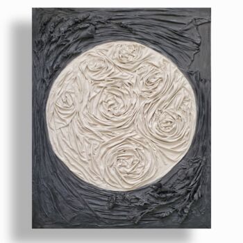 Sculpture titled ""Birth of a Rose" 3…" by Eleonora Kovalova, Original Artwork, Fabric