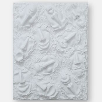 Sculpture titled ""Souls of Angels"3D…" by Eleonora Kovalova, Original Artwork, Plaster