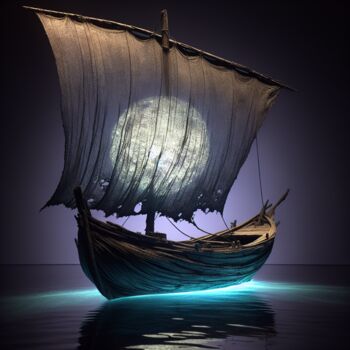 Digital Arts titled "The Journey" by Aashish Singh, Original Artwork, Digital Painting