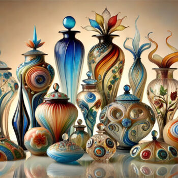 Цифровое искусство под названием "Artistic Glass Cont…" - Alberto Capitani, Подлинное произведение искусства, Изображение, с…