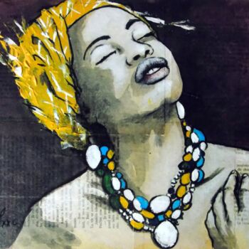 Painting titled "l'afrique 1" by Vincent Tessier Xxc, Original Artwork, Acrylic