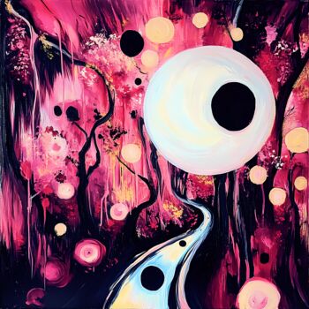 Digital Arts titled "Contemporary Abstra…" by Diana Dimova - Traxi, Original Artwork, Digital Painting
