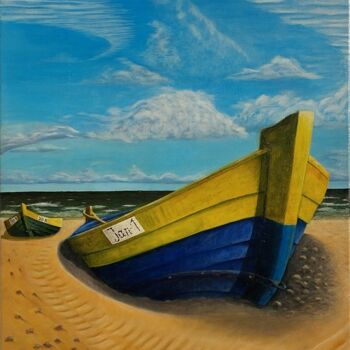 Peinture intitulée "Jantar" par Tomasz Krzysztof Nowak, Œuvre d'art originale, Acrylique