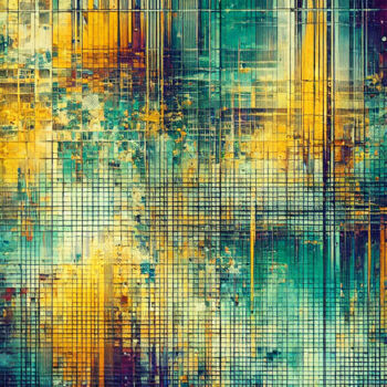 Digital Arts με τίτλο "Urban Reticulation:…" από Alberto Capitani, Αυθεντικά έργα τέχνης, Εικόνα που δημιουργήθηκε με AI