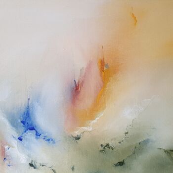 Peinture intitulée "Emotion" par Sandrine Hirson, Œuvre d'art originale, Huile Monté sur Châssis en bois