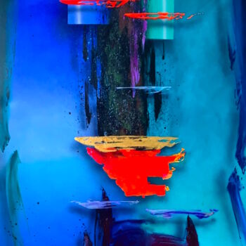 Painting titled "In Sotto Voce" by Ben J Stack, Original Artwork, Acrylic