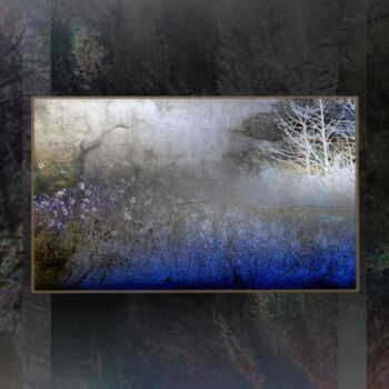 Photography titled "Terre 8" by Dominique Comolet, Original Artwork, Digital Photography Mounted on Aluminium