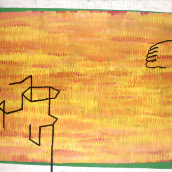 Pintura intitulada "En el Estudio F" por Jesus Tejedor, Obras de arte originais, Acrílico Montado em Armação em madeira