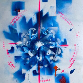 Painting titled "graffiks" by Rezine69 Ks (FLORIT FREDERIC), Original Artwork, Spray paint