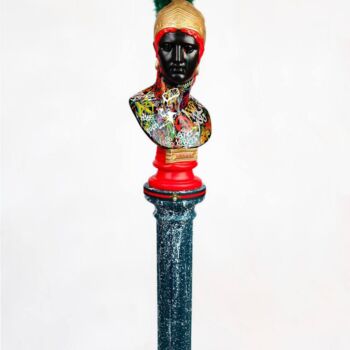 Sculpture titled "ROMAN GUARRIOR" by Mardouk, Original Artwork, Acrylic