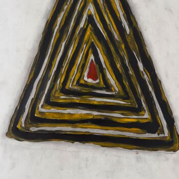Painting titled "Center of Energy" by Oleg Strokatyy, Original Artwork, Acrylic