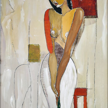 Red Quadrant #1 from the triptych “If I Were Sultan"