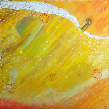 Peinture intitulée "Glera" par Fabiola Porras, Œuvre d'art originale, Acrylique