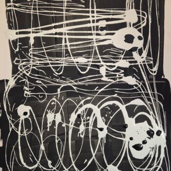Painting titled "1966" by Armand Latournald, Original Artwork, Acrylic