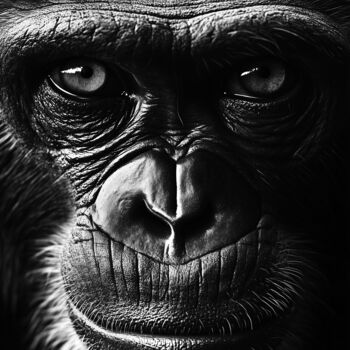 Photography titled "The Eyes of Wisdom" by Julien Andre, Original Artwork, Manipulated Photography