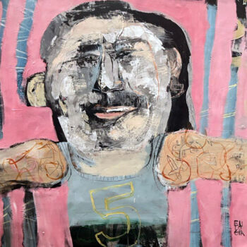 Peinture intitulée "HE" par Eulogia Merle, Œuvre d'art originale, Acrylique