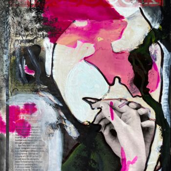 Collages getiteld "%yu6/ character 0 -…" door Leni Smoragdova, Origineel Kunstwerk, Collages